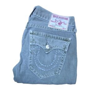 Vintage True Religion Jeans Size 31 RICKY Green